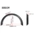 Import New school modified universal fender flares, Black Wide body car fender flare arch from China