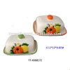 New style ceramic butter dish ceramic bread plate with lids