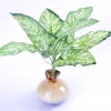 New style wholesale 9-pronged taro leaves simulation home decoration artificial green leaves