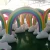 New Toys 2020 Kids PVC Inflatable Water Spray Rainbow Arch Children&#39;s ECO Outdoor Lawn Water Playing Toy