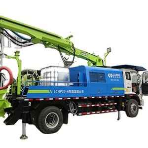 new Truck mounted Wet Concrete Spraying equipment for shotcrete tunnel spray with automatic robotic arm