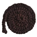Newborn Photography Basket Wool Braid Stuffer Filler Cloud Bubbles Baby Photo Props Round Knitted Blanket Rug