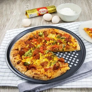 Non stick round Mesh Pizza pan / High Quality Microwave Oven Cake Pans Pizza Tray Bakeware Tools