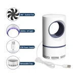 Non-toxic USB Electric Bug Zapper Mosquito Killer Lamp with Insect Trap
