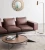 Import Nordic Modern Living Room Furniture Oval Wood Mdf Coffee Table Set With Metal Leg from China