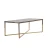 Import Nordic new design modern grey tempered glass living room furniture gold stainless steel coffee table from China