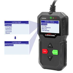 OBD Diagnostic Tool KONNWEI KW590 Car Code Reader Automotive OBD2 Scanner Support Multi-Languages