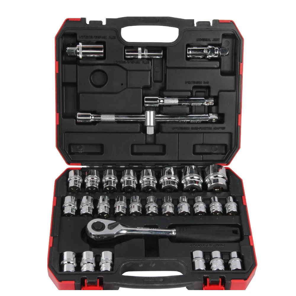 ODETOOLS High Quality 32 PCS Gear Spanner Set Hand Tool Rachet Wrench Set Price HG-025