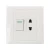 Import ODM OEM Cambodia electrical switch sockets multi function  220V white plate switch socket from China