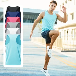 OEM Custom Gym Singlets Mens Tank Tops Tank Top Sports Clothes Fitness Men Fashion Custom Vets Sleeveless Mens Running Singlet