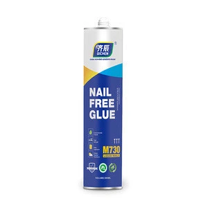 OEM Dry fast Strong Adhesion Clear Water-proof Liquid Nail Free Glue for Construction