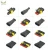 Import OEM hdmi 6 pin automotive connector,amp auto terminal connector from China