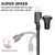Import OEM Mobile Phone Cable 2.4A 3 in 1 Fast Charging Charger Adapter Data Cord Games Cable For iPhone X 8 7 6 from China