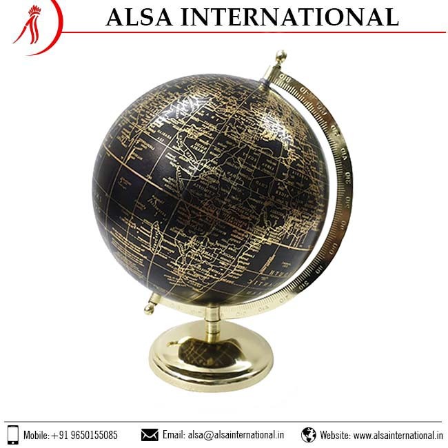 OEM Services Available High Quality Antique Brass Globe Manufacturer