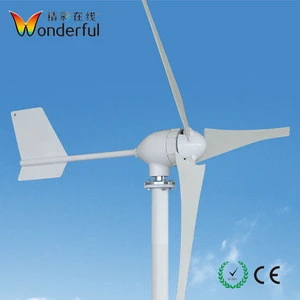Off-grid alternative energy 500w mini horizontal 12v wind generator price 24v 600w turbine blades with solar power system