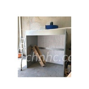 Open Face Furniture Spray Paint Booth for Small Parts Painting