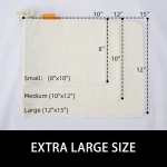 Organic Cotton Muslin and Mesh Produce Bags Large Canvas Shopping Bag Zero Waste Labeling Washable Eco Friendly Grocery Bags