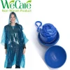 Outdoor Camping PE Raincoat Ball Rain Poncho Packed in Colorful Ball Shape for Custom Advertising