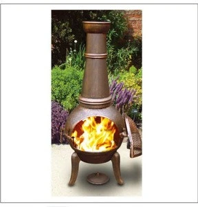 Outdoor Heater Wood Burning Cast Iron Outdoor Chimenea