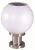 Import Outdoor Solar LED Ball Gate Light Solar Powered Pillar Light With Ball Feature (JL-6201) from China