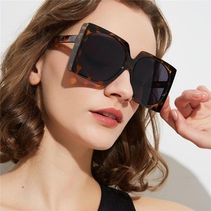 Oversized Vintage Shades Sun Glasses Square Lens For Women Female Lady Sunglass UV400