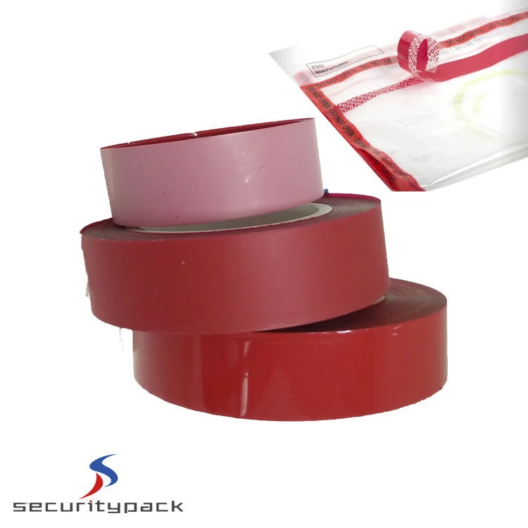 Packaging Tamper Evident Tape Security Tape Color Change Money Bag Seal Tear Tape for Envelope