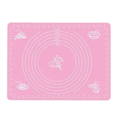 Pastry Mat Silicone Baking Pad Silicone Kneading Dough Mat Wholesale 65*45 Food Grade Silicone Custom Logo Silicone Brush 0.5mm