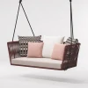 patio furniture hammock hanging chair wicker webbing swing sofa