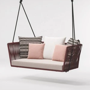 patio furniture hammock hanging chair wicker webbing swing sofa