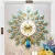 Peacock Chinese  fashion creative  wall clock in Living room to decorative wall clock European clock