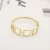 Import Perfect Quality Luxury Gold Jewelry Rectangular Spacing Gold 9k Wedding Rings Gold from China