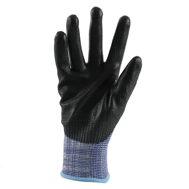 Personal Protective Equipment,PU Palm Coating Cut Resistant Welding Protective Safety Working Hand Gloves