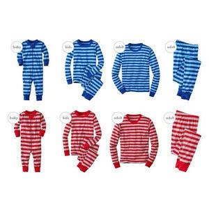 Personalized Stripe Family Christmas Pajamas