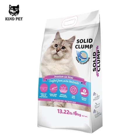 pet litter absorp liquid solid clump Pet Products Cat Litter Easy Clean Up