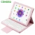 Import Phone accessories 64 keys english tablet wireless bluetooth pu Leather smart keyboard case cover for ipad air /air2/pro 9.7 from China