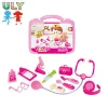 Pink kids hospital pretend role play set plastic doctor set toy