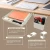 Import Pinmoo Office Desk Pencil Tray Under Desk Drawer Self-adhesive Hidden Drawer Organizer from China
