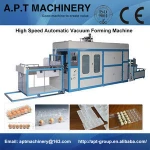Plastic Flocked Tray Making Machine/ PVC flocking tray vacuum forming machine