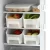 Import Plastic PP transparent refrigerator fruit and vegetable storage box wholesale rectangular drawer type frozen food preservation b from China