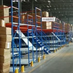 Platform Shelves Steel Structural Electrostatic Spray Multi-Level Warehouse Storage Mezzanine Rack