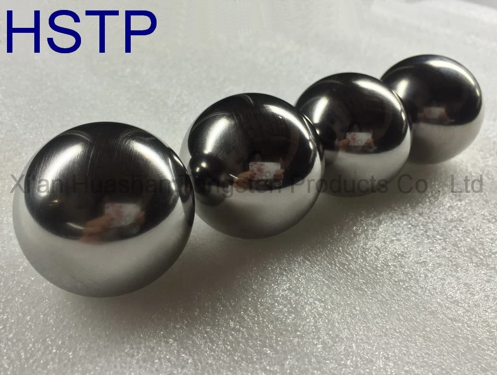 polished big tungsten carbide ball 95WNiFe high quanlity factory directly supply