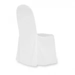 Polyester Banquet Chair Cover White
