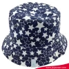 Polyester fabric sublimation bucket hat fisherman star logo hat