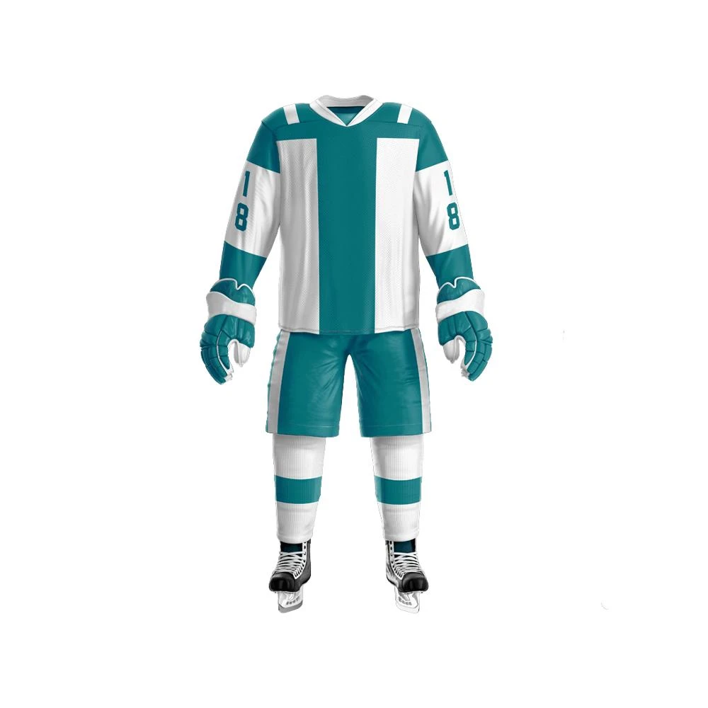 Polyester Team Breathable Hockey Jersey Men Sublimation Ice Hockey Uniform