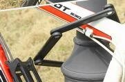 Portable anti theft bike folding lock, mountain electric bicycle foldable lock bicycle bike lock