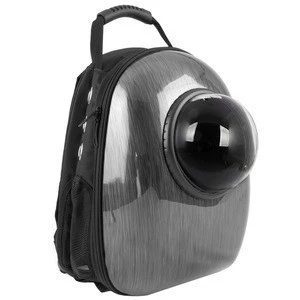 Portable transparent space capsule pet dog  backpack