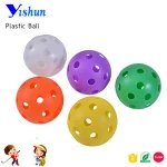 Practicing Use Cheap Plastic Hollow Pickle Ball With Hole