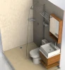 prefab bathroom unit bathroom pod shower unit sliding shower door