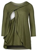 Pregnancy Breast Feeding Maternity Top Clothing