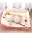Import Printed fabric comfortable relax bolster warm pet beds accessories from China